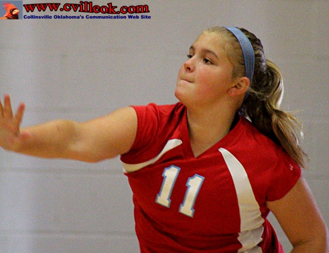 7th Volleyball vs Skiatook August 9, 2016 Collinsville, OK